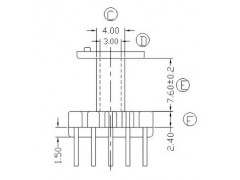 YY-EE-13立式(5+5PIN)有檔墻