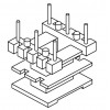 SN-1311/EE13立式雙槽(3+3PIN)