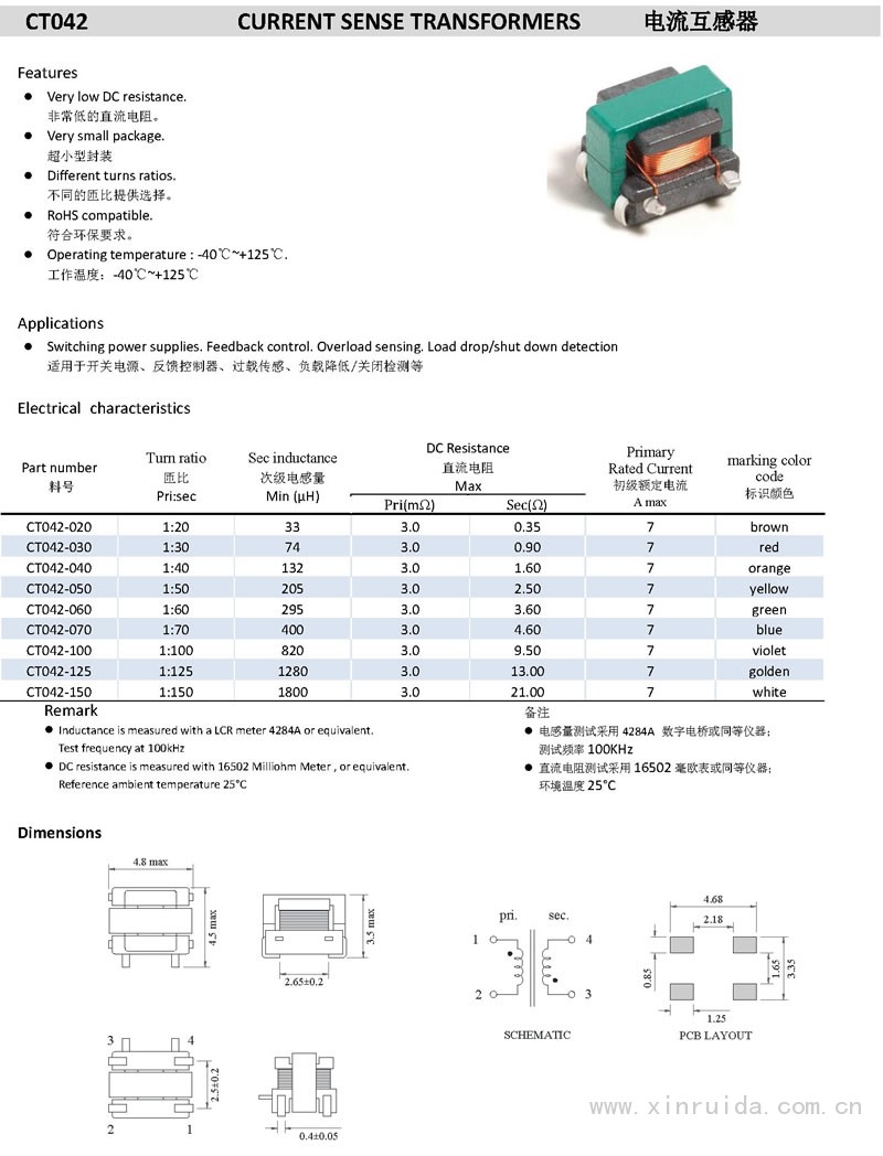 CT042 電流互感器