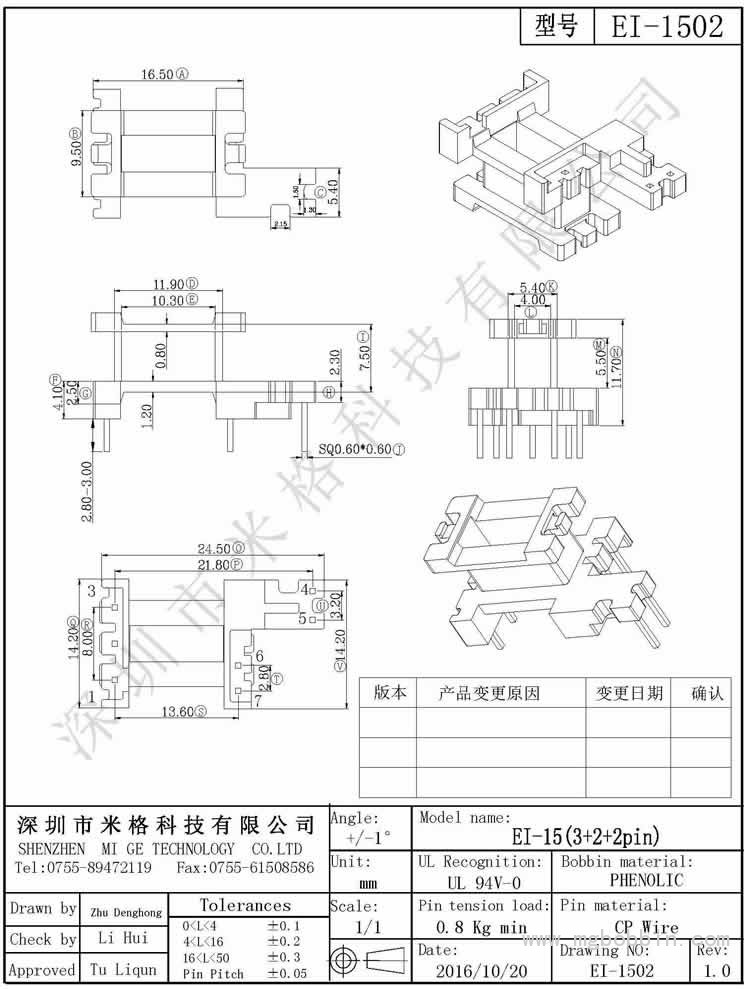 EI-1502-Model