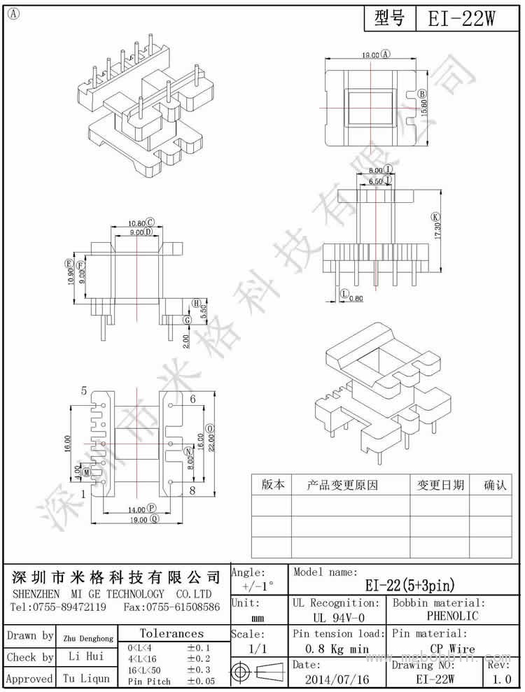 EI-22W-Model