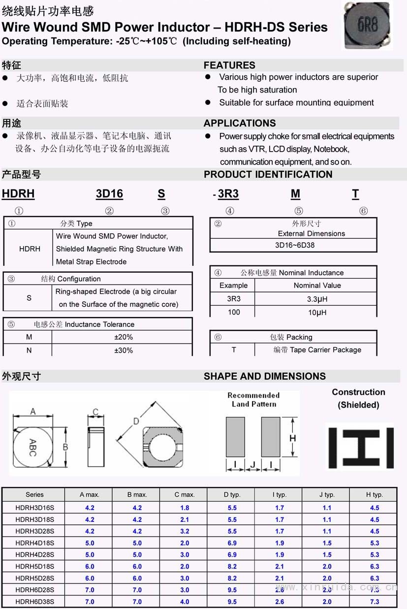 屏蔽功率電感a1