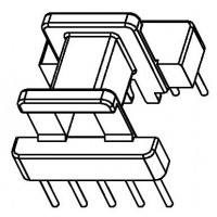 EE1608B/EE16Φ0.7 臥式(5+5)PIN高支點