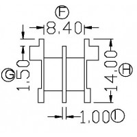 EE1603/EE16臥式雙槽(3+3)PIN