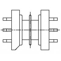 SMD EP0702/EP07臥式(3+3PIN)雙槽