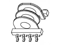 SMD EP1002/EP10臥式(4+4)PIN