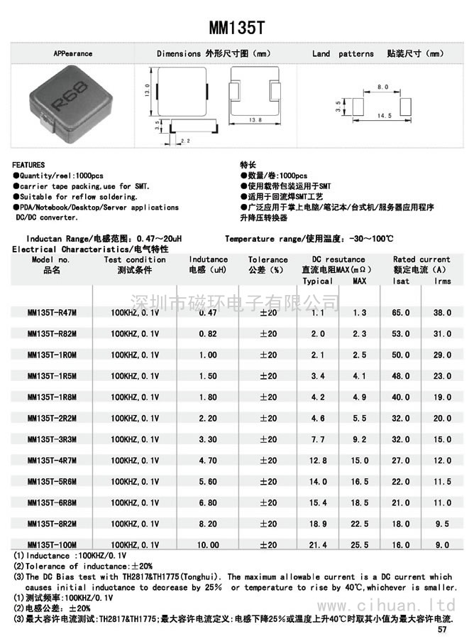 CDRE1355貼片功率電感 