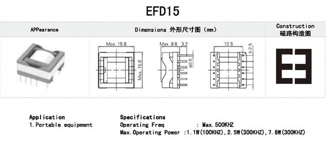 EFD15變壓器