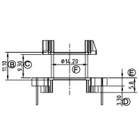 PQ-2620-2/PQ-26立式(6+6PIN)