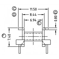 EPC-1305/EPC-13臥式(5+5PIN)