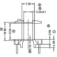 EI-1910/EI-19立式(5+5PIN)