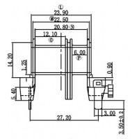 EER-3005/EER-30臥式(4PIN+端子)