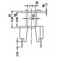 EE-1934/EE19立式(5+5PIN)