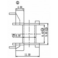 EE-1608-3/EE16臥式(5+5PIN)