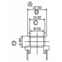 EE-1603/EE16臥式(4+4PIN)