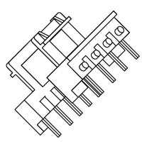 EE16-16/EE16臥式(5+4PIN)