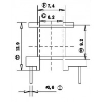 XY-EE-1303/EE13立式加寬(4+4)P