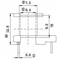 XY-EE-1305/EE13立式加寬(5+5)P