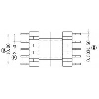 XY-EPC-13 SMD海鷗腳/EPC13臥式(5+5)P