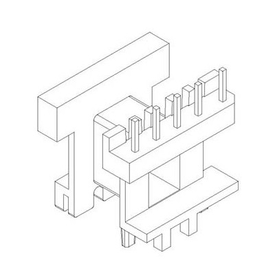 EE-1625/EE16臥式單邊5PIN 方針 中孔加高