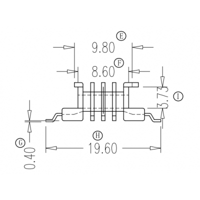 EPC-1304貼片5+5P四槽 SMD