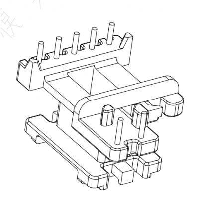 EI1703/EE17立式（5+1+2PIN）