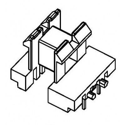 RH-EE-2204/EE-22臥式 (5+4PIN)