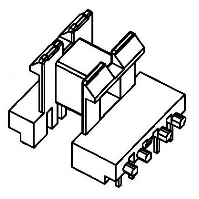 RH-EE-2204-2/EE-22臥式 (5+4PIN)