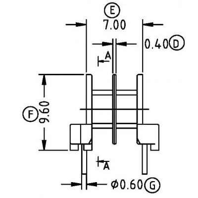 RH-EP-10/EP-10臥式雙槽(4+4PIN)