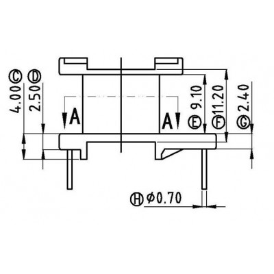 EI-2210/EI22立式(5+4PIN)