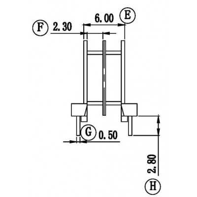 EOP-9.5/EOP9.臥式雙槽(4+4PIN)