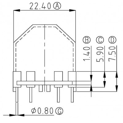 CASE-3009/CASE(4+4PIN)外殼