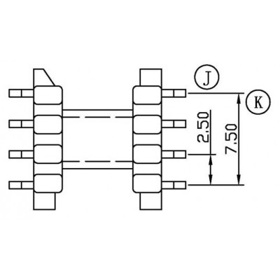 EP-1001/EP-10臥式(4+4PIN)