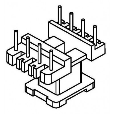 JS-1316/EE13立式(4+4PIN)