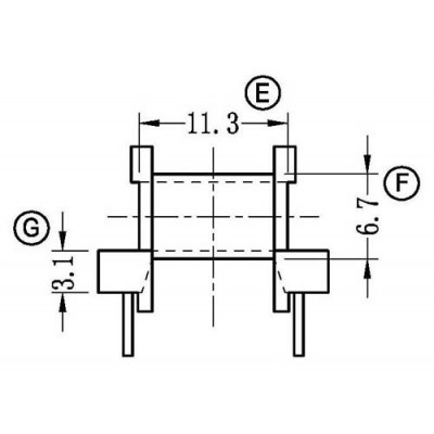 JS-1904C/EE19臥式(4+4PIN)