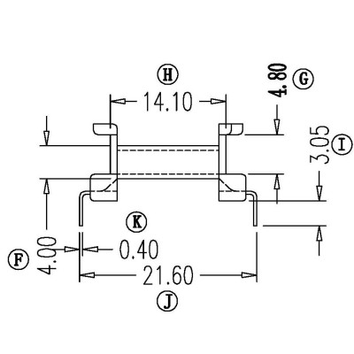 XWC-EPC-19/EPC19臥式單槽(6+6)PL腳