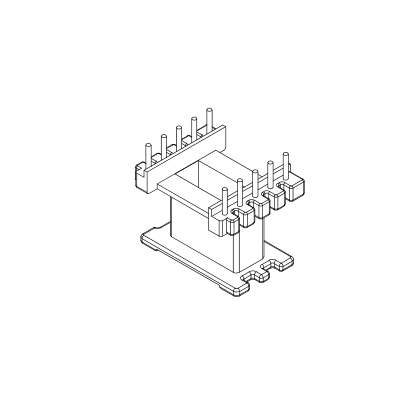 EE1309/EE13立式(5+5)PIN磁芯孔加寬