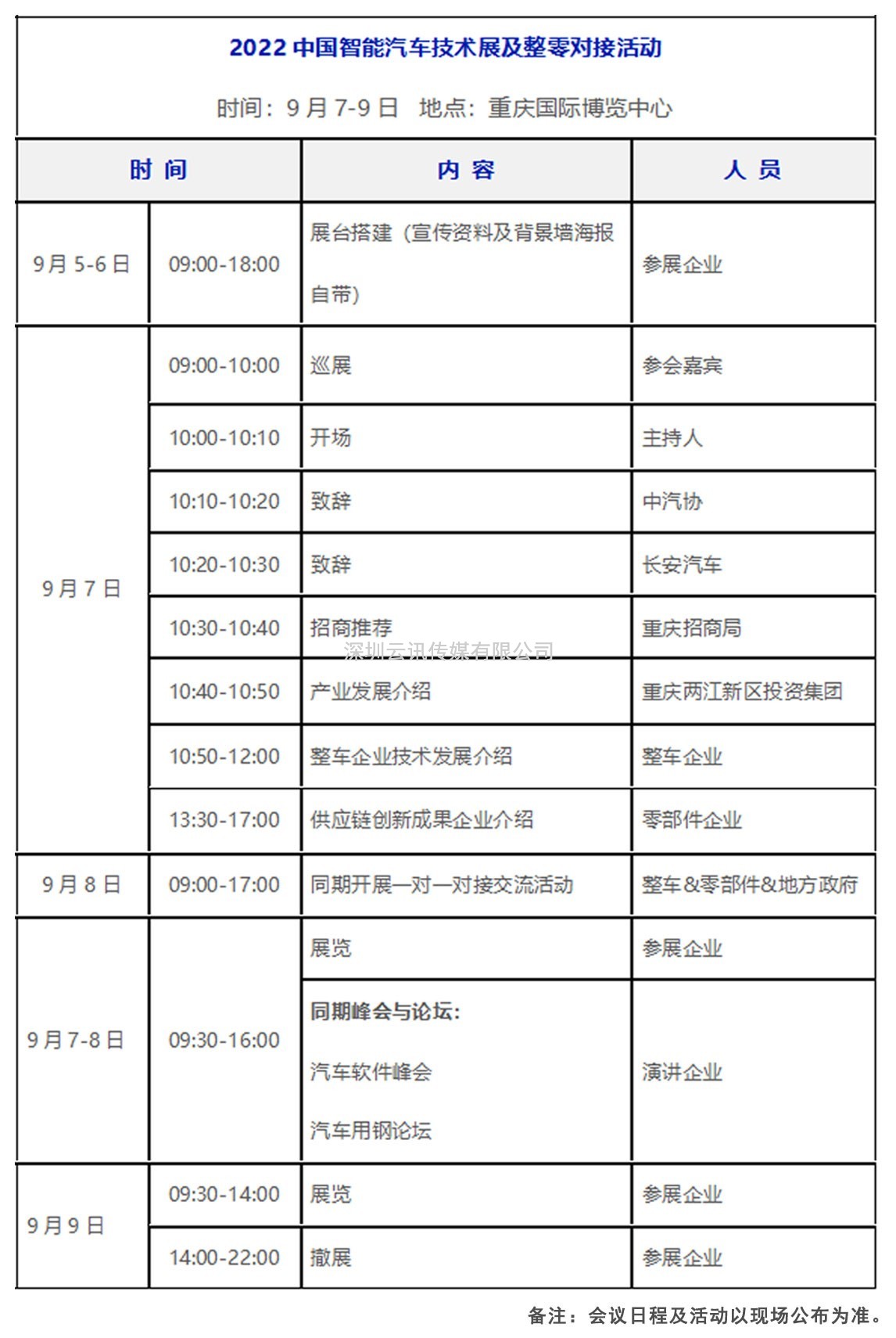 2022中國智能汽車技術展及整零對接活動，拓展新機遇！