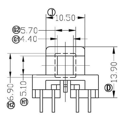 EE16(5+4)P臥式單槽/EE-1612H