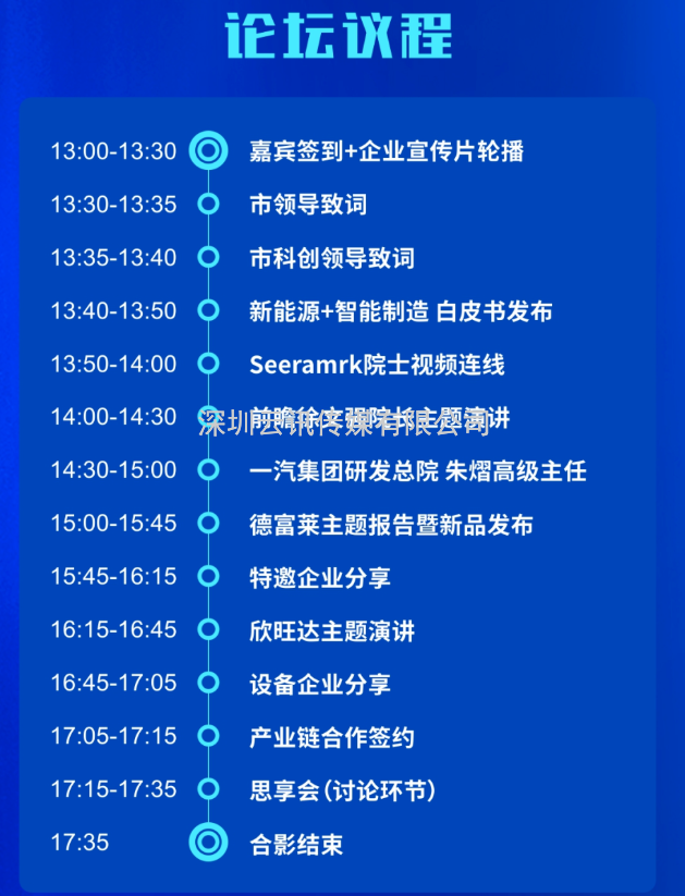 2022深圳先進制造全球化智庫峰會 ▎新能源動力電池先進制造技術高峰論