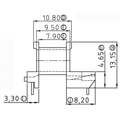 EE-1307/EE13臥式(5+2PIN)