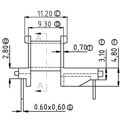 EE-1308/EE13臥式(5+3PIN)