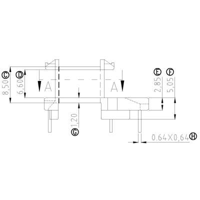 EI-1605/EI16立式(5+1+2PIN)