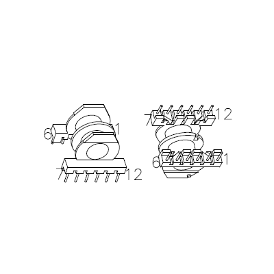 ER28（6+6)P臥雙槽ER-2806-1