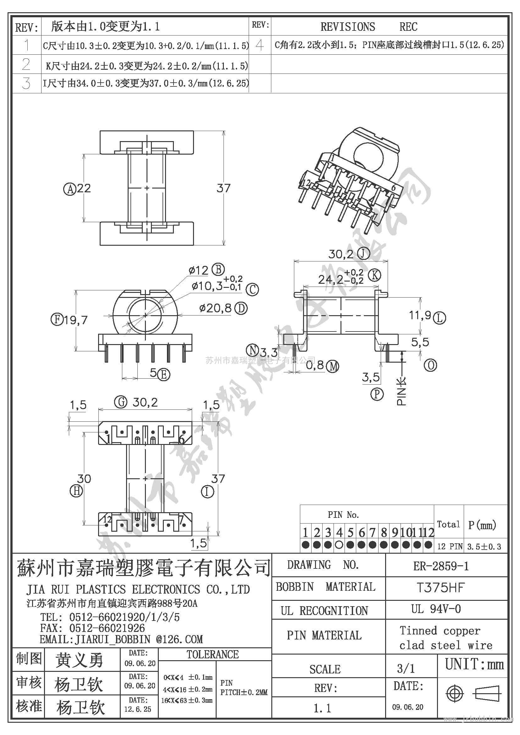 ER28（6+6)P臥式單槽ER-2859-1