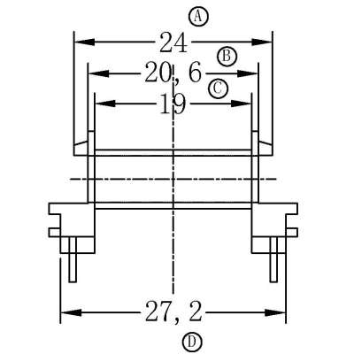 RH-EE-1920/EE19臥式(5+5PIN)