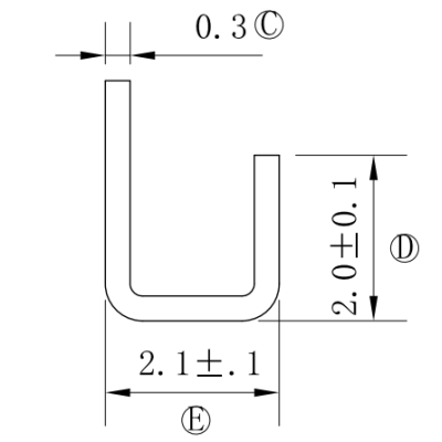 Y-B110-1 SMD 1608 CLIP