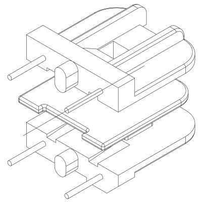 SR-UU-1005/UU-10.5臥式雙槽(2+2)PIN