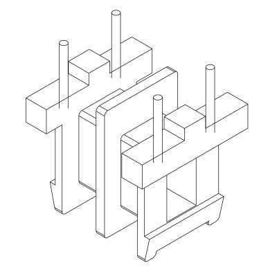 SR-EE-1006/EE-10臥式雙槽(2+2)PIN