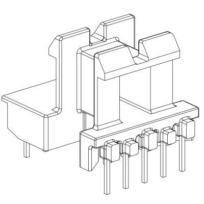 SR-EE-2205-1/EE-22臥式(5+4)PIN